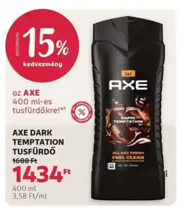 Rossmann AXE DARK TEMPTATION TUSFÜRDŐ ajánlat