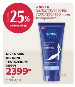 Rossmann NIVEA SKIN REFINING TESTSZÉRUM ajánlat