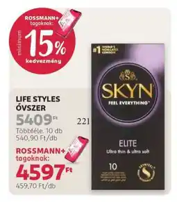 Rossmann LIFE STYLES ÓVSZER ajánlat