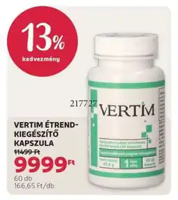 Rossmann VERTIM ÉTREND-KIEGÉSZÍTŐ KAPSZULA ajánlat