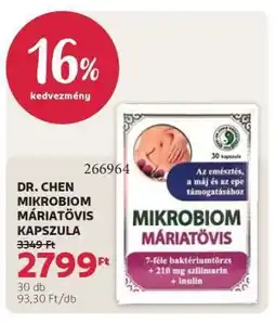Rossmann DR. CHEN MIKROBIOM MÁRIATÖVIS KAPSZULA ajánlat