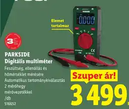 Lidl Parkside digitális multiméter ajánlat