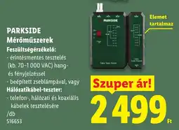 Lidl Parkside mérőműszerek ajánlat