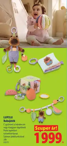 Lidl Lupilu babajáték ajánlat