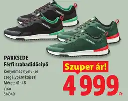 Lidl Parkside férfi szabadidőcipő ajánlat