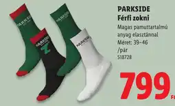 Lidl Parkside férfi zokni ajánlat