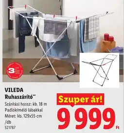 Lidl Vileda ruhaszárító ajánlat
