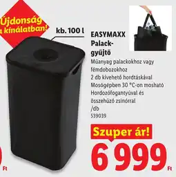 Lidl EasyMaxx palack-gyűjtő ajánlat