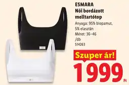 Lidl Esmara női bordázott melltartótop ajánlat