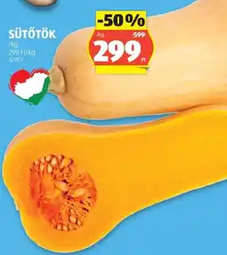 ALDI sütőtök ajánlat
