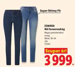 Lidl Esmara női farmernadrág ajánlat
