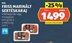 ALDI Friss marinált sertéskaraj ajánlat