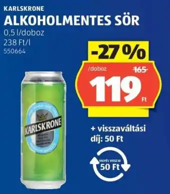 Karlskrone alkoholmentes sör