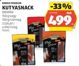 ALDI Romeo kutyasnack ajánlat