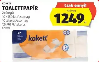 Kokett toalettpapír