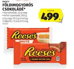 ALDI Reese's földimogyorós csokoládé ajánlat
