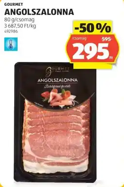 ALDI Gourmet angolszalonna ajánlat