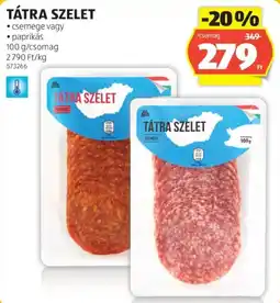 ALDI Tátra szélet ajánlat