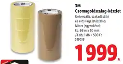 Lidl 3m csomagolószalag-készlet ajánlat