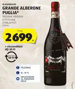 ALDI Grande alberone ajánlat