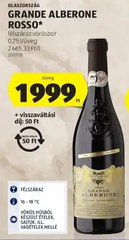 ALDI grande alberone rosso ajánlat