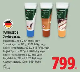 Lidl Parkside javítópaszta ajánlat