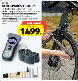 ALDI Ride+Go kerékpáros eszköz ajánlat