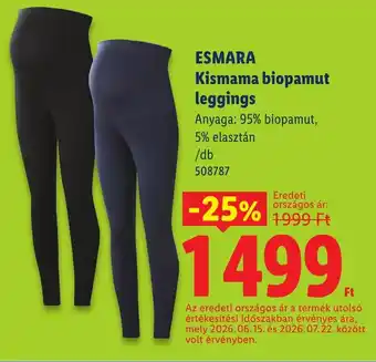Esmara kismama biopamut leggings
