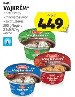 ALDI Hajdú vajkrém ajánlat