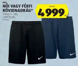 ALDI Nike női vagy férfi rövidnadrág ajánlat