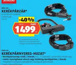 ALDI Ride+Go kerékpárzáras ajánlat