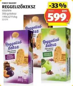 ALDI Finest Bakery reggeliző keksz ajánlat