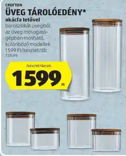 ALDI Crofton üveg tárolóedény ajánlat