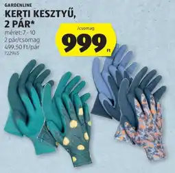 ALDI Gardenline kerti kesztyű ajánlat