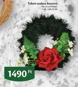 EcoFamily Tekert szalma koszorú ajánlat