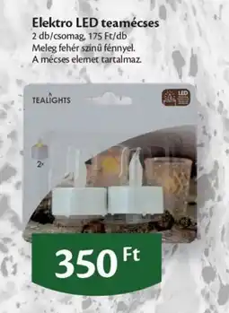 EcoFamily Tealights elektro led teamécses ajánlat