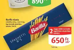 EcoFamily Barilla spagetti ajánlat