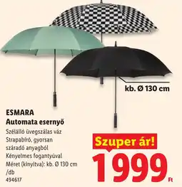 Lidl Esmara automata esernyo ajánlat