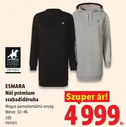 Lidl Esmara női prémium szabadidőruha ajánlat