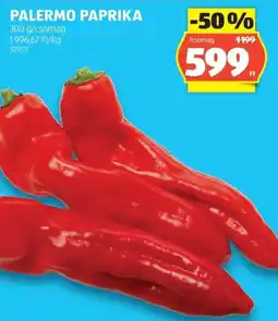 ALDI Palermo paprika ajánlat