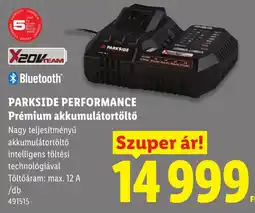 Lidl Parkside performance prémium akkumulátortöltő ajánlat
