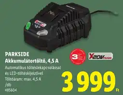 Lidl Parkside akkumulátortöltő ajánlat