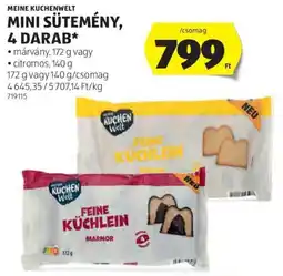 ALDI Meine kuchenwelt mini sütemény ajánlat