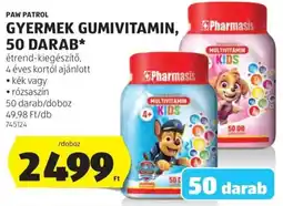 ALDI Paw patrol gyermekek gumivitamin ajánlat