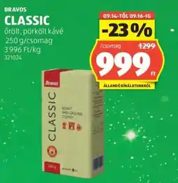 ALDI Bravos classic ajánlat