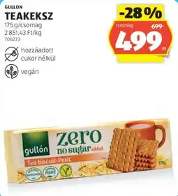 ALDI Gullon tea keksz ajánlat