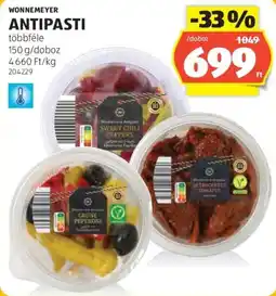 ALDI Wonnemeyer antipasti ajánlat