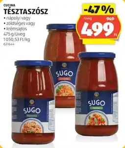 ALDI Cucina tésztaszósz ajánlat