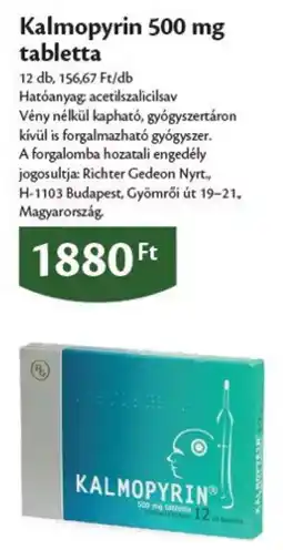 EcoFamily Kalmopyrin tabletta ajánlat
