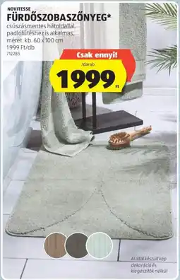 ALDI Novitesse fürdőszobaszőnyeg ajánlat